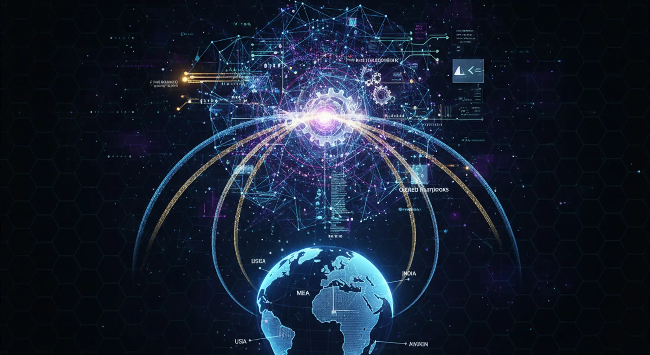 Cybersecurity incident investigation and response process workflow diagram